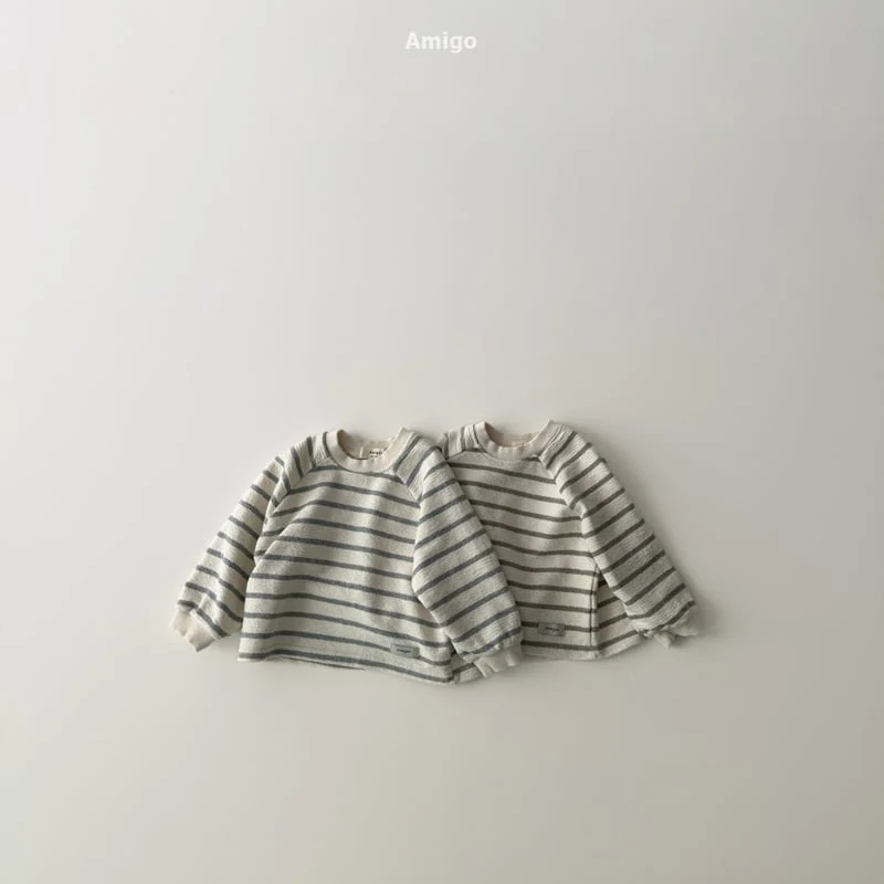 Amigo - Korean Baby Fashion - #onlinebabyshop - Bold Stripe Tee