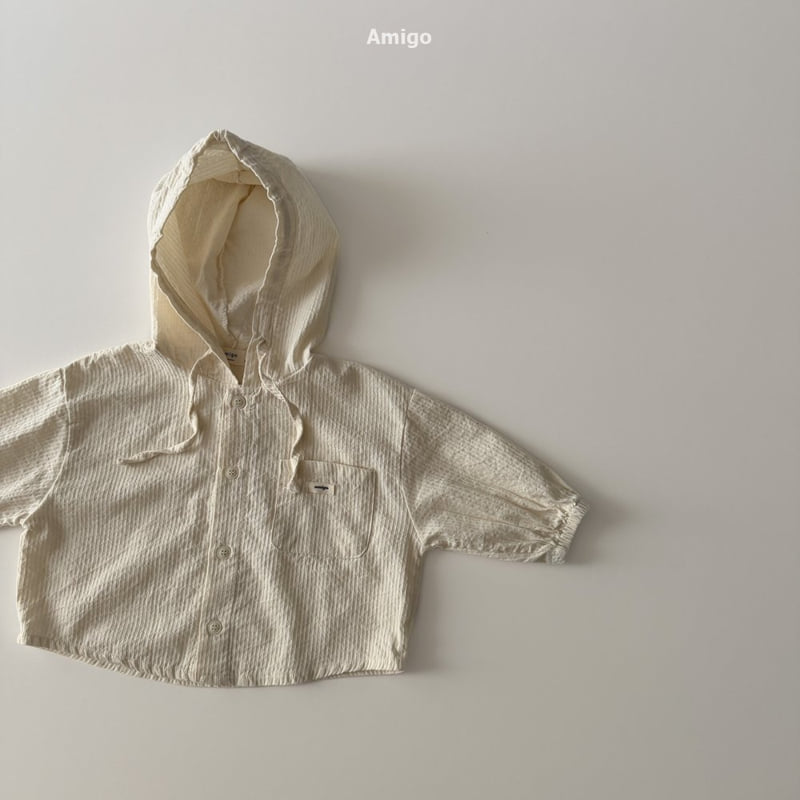 Amigo - Korean Baby Fashion - #onlinebabyboutique - Mind Hooded Shirt - 4