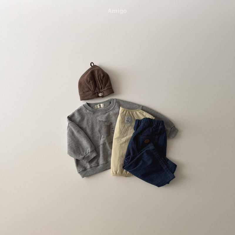 Amigo - Korean Baby Fashion - #smilingbaby - Soft Cat Sweatshirt - 7