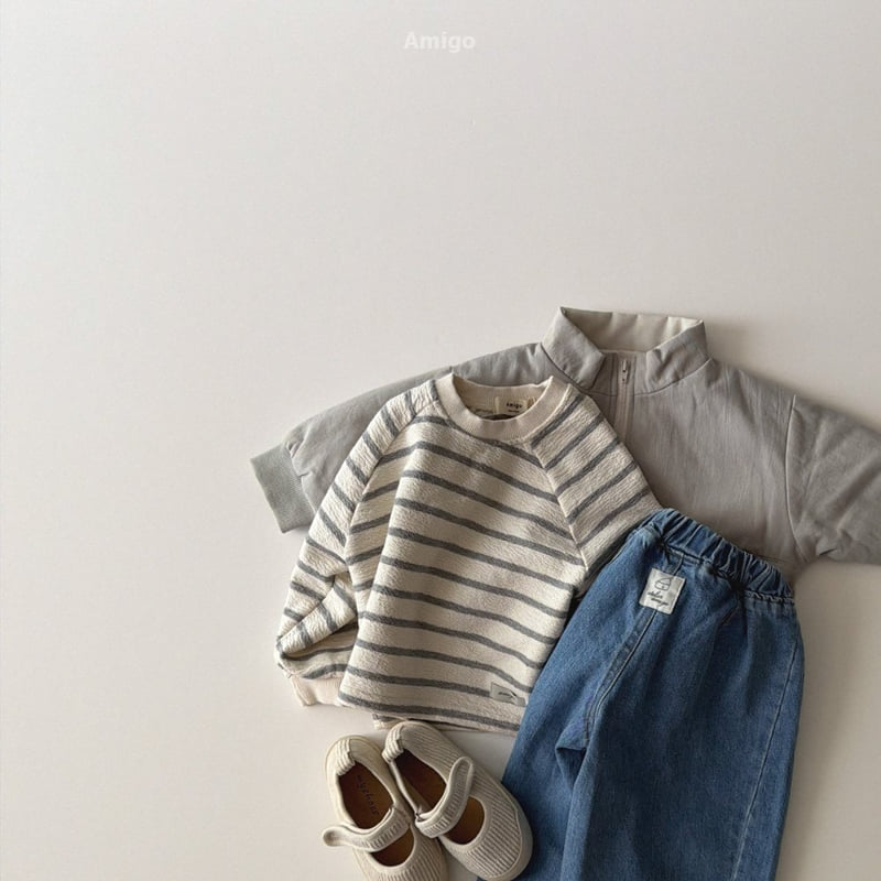 Amigo - Korean Baby Fashion - #smilingbaby - Wide Denim Pants - 12