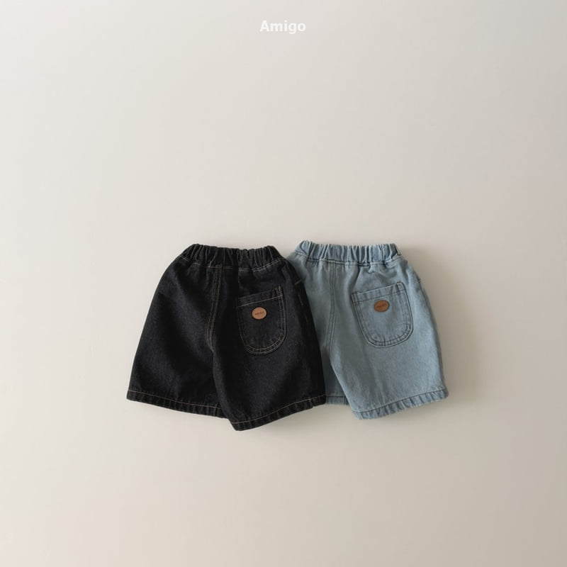 Amigo - Korean Baby Fashion - #smilingbaby - Mid Wide Denim Pants - 6