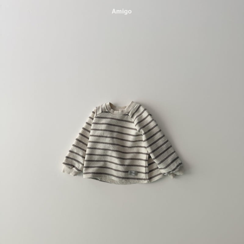 Amigo - Korean Baby Fashion - #smilingbaby - Bold Stripe Tee - 2