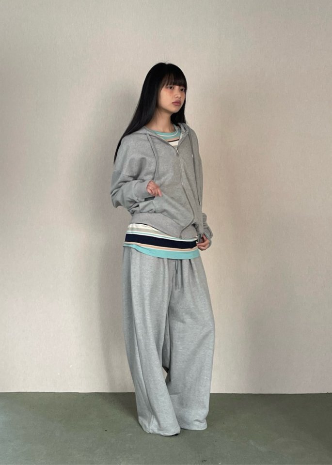 Another Avenue - Korean Women Fashion - #momslook - Double Wide Curve Pants - 12