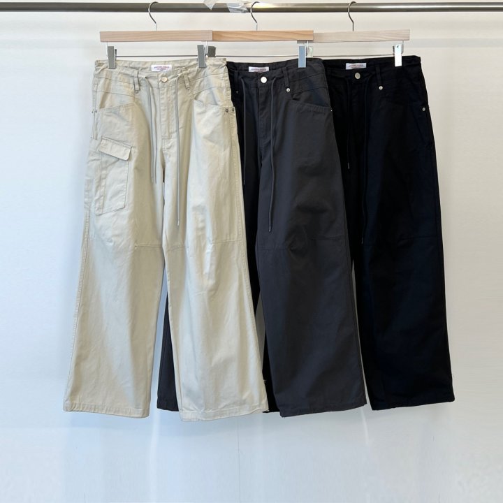Another Avenue - Korean Women Fashion - #momslook - Diagonal Pocket Chino Pants