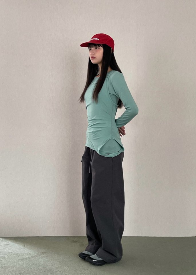 Another Avenue - Korean Women Fashion - #restrostyle - Diagonal Pocket Chino Pants - 7