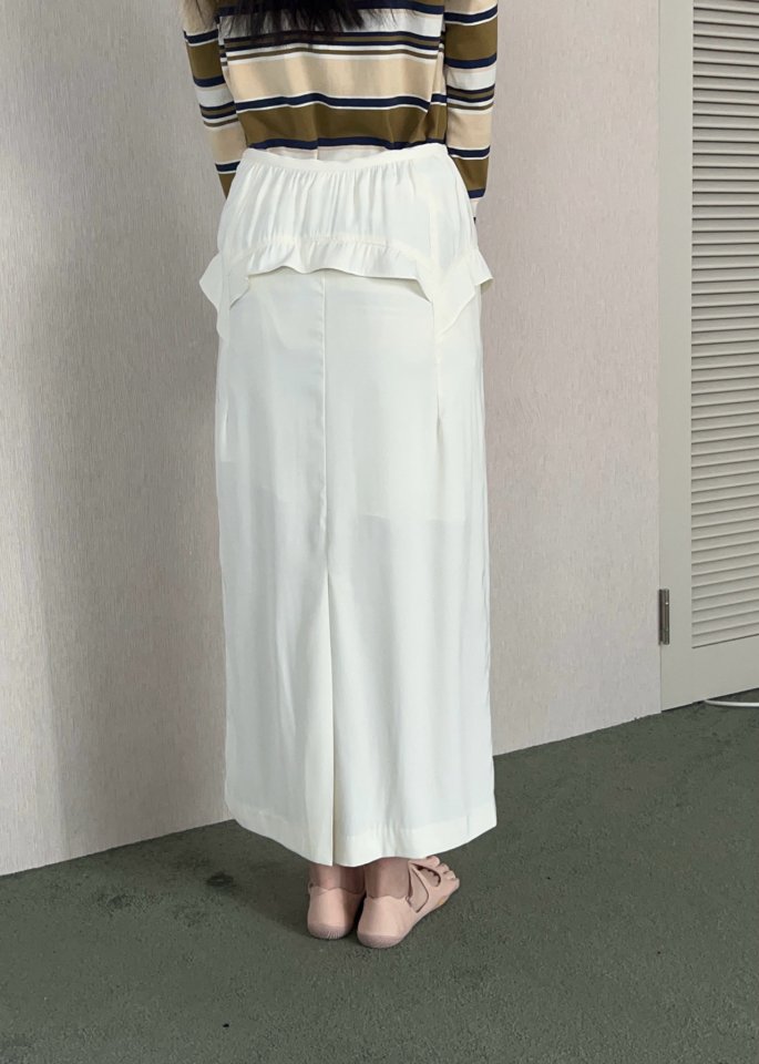 Another Avenue - Korean Women Fashion - #thelittlethings - Frill Long Skirt - 12