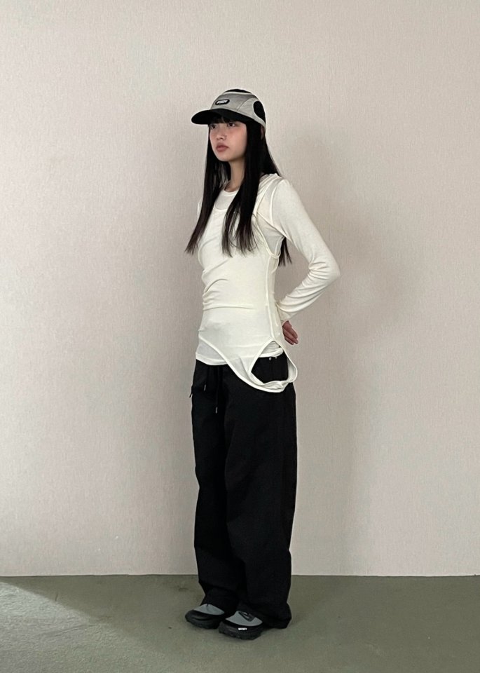 Another Avenue - Korean Women Fashion - #womensfashion - Diagonal Pocket Chino Pants - 4