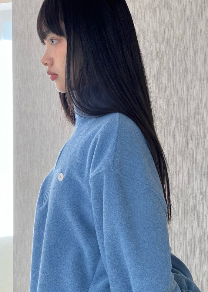 Another Avenue - Korean Women Fashion - #womensfashion - Terry Poly Half-Zip - 8