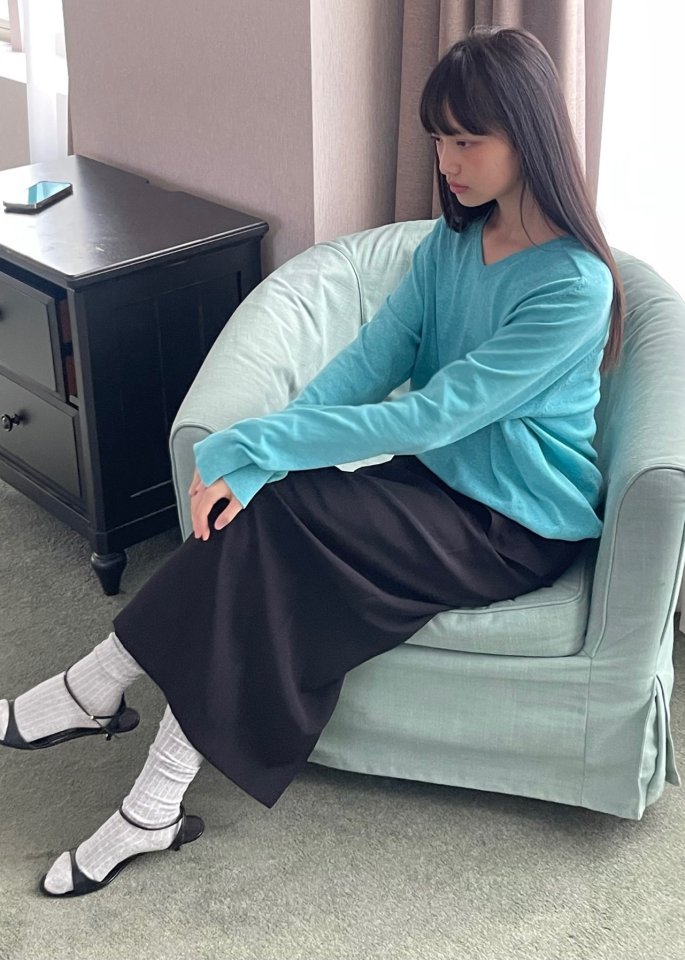 Another Avenue - Korean Women Fashion - #momslook - Frill Long Skirt - 4