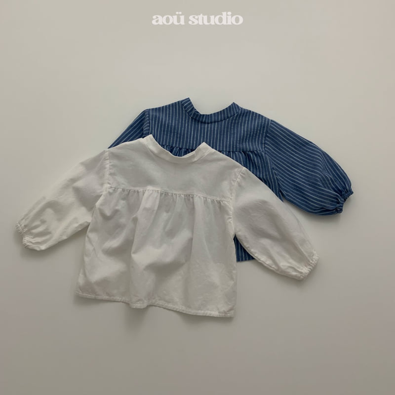 Aou Studio - Korean Baby Fashion - #babyboutique - U Blouse - 11