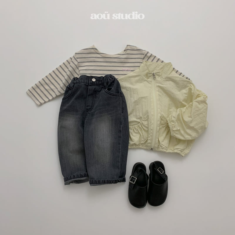 Shirring Windbreaker by Aou Studio for Baby - view 9
