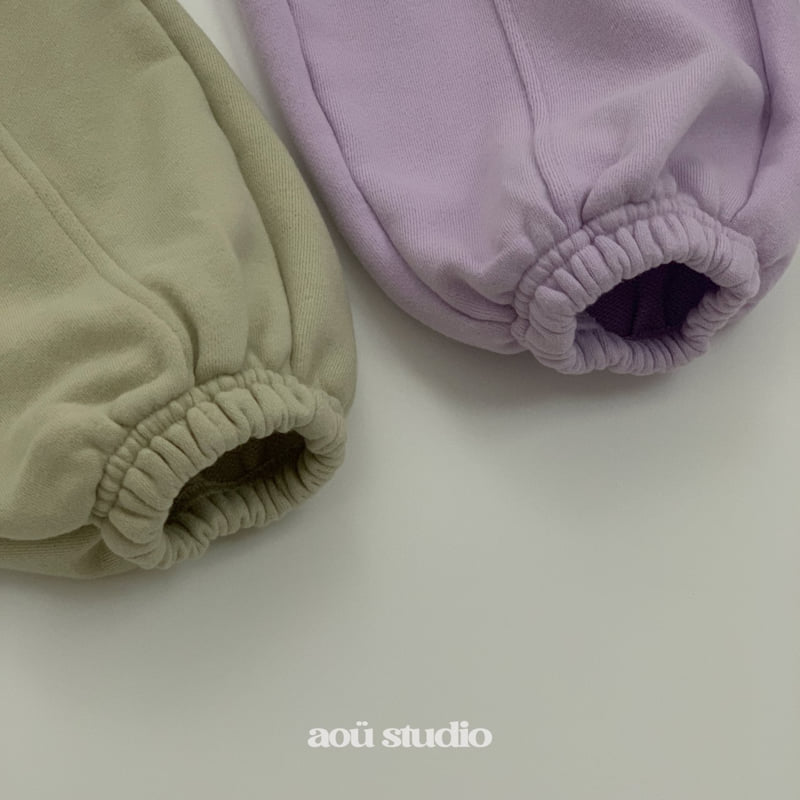 Aou Studio - Korean Baby Fashion - #babyclothing - Spring Jogger Pants - 5