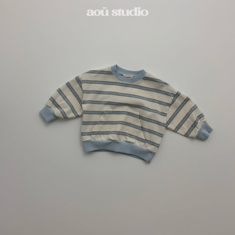 Aou Studio - Korean Baby Fashion - #babyclothing - Day Stripe Sweatshirt - 3