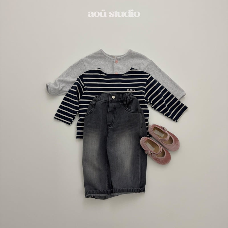 Aou Studio - Korean Baby Fashion - #babyfashion - French Tee - 9