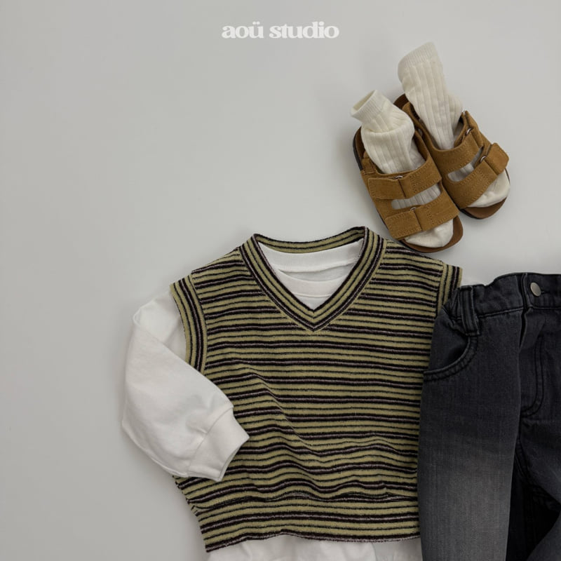 Kiko Vest by Aou Studio for Baby - view 9
