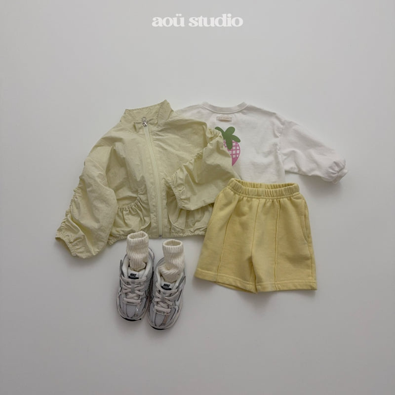Shirring Windbreaker by Aou Studio for Baby - view 11