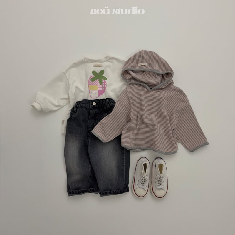 Aou Studio - Korean Baby Fashion - #babygirlfashion - Caramel Hoodie - 7