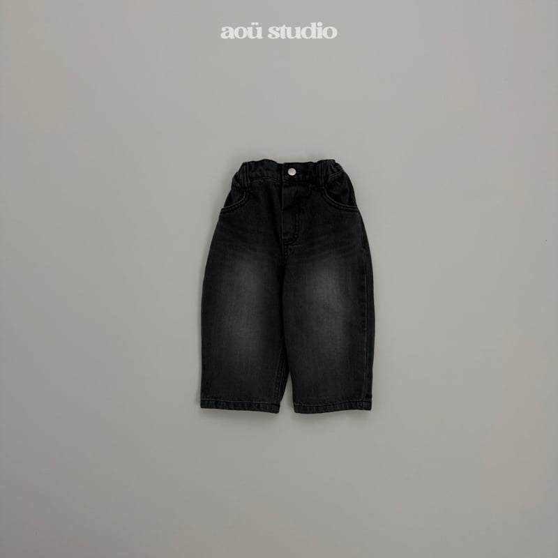 Aou Studio - Korean Baby Fashion - #babygirlfashion - Core Denim Pants - 3