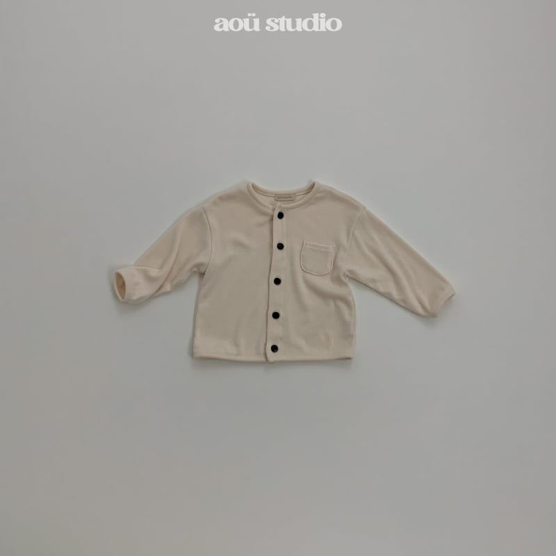 Aou Studio - Korean Baby Fashion - #babylifestyle - Pocket Cardigan - 5