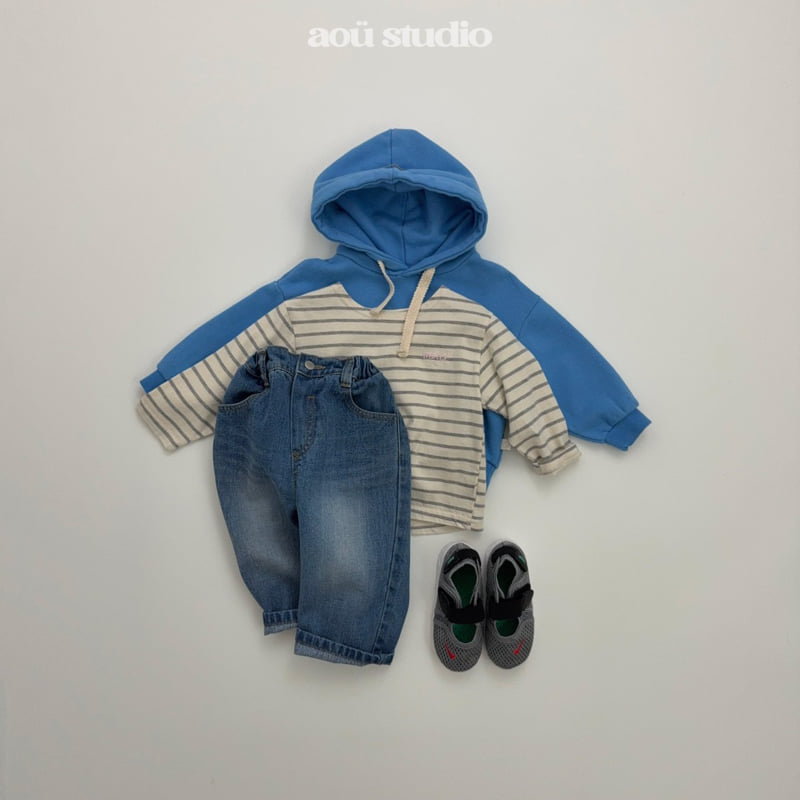 Aou Studio - Korean Baby Fashion - #babyoninstagram - Core Denim Pants - 5