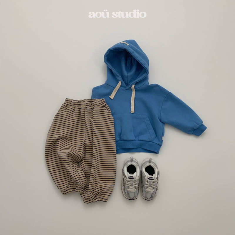 Aou Studio - Korean Baby Fashion - #babyootd - Bonbon Stripe Jogger Pants - 9