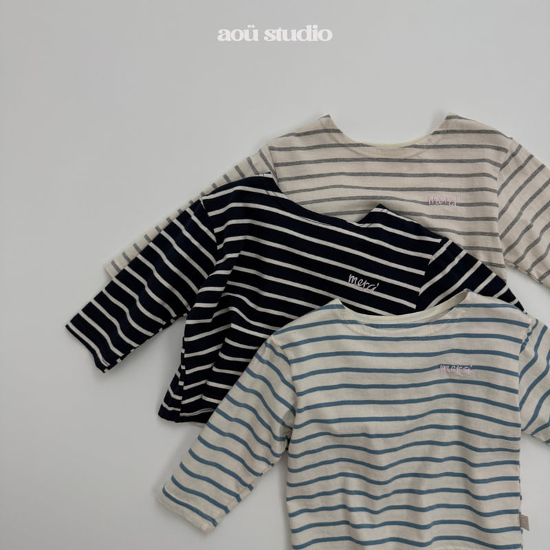 Aou Studio - Korean Baby Fashion - #babyoutfit - French Tee