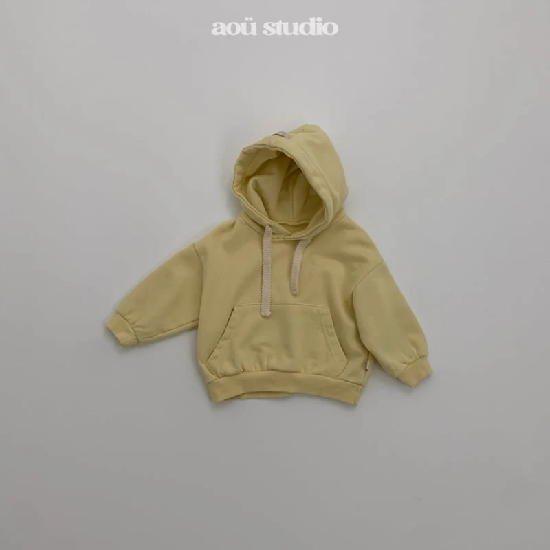 Aou Studio - Korean Baby Fashion - #babyoutfit - Pure Hoodie - 3