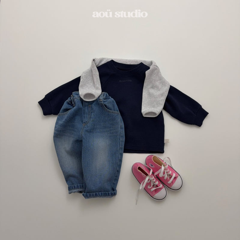 Aou Studio - Korean Baby Fashion - #babywear - Core Denim Pants - 9