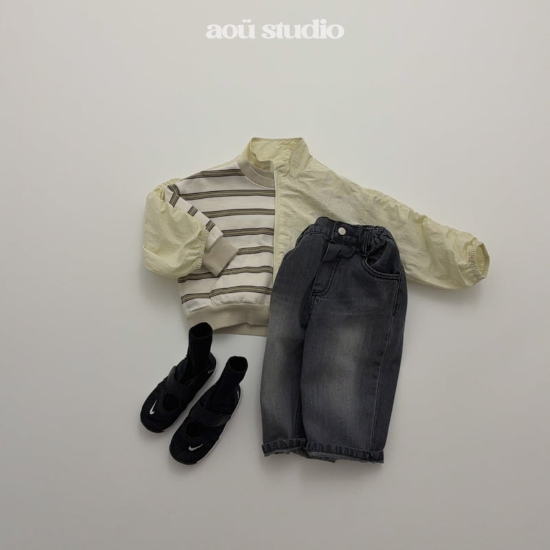 Aou Studio - Korean Baby Fashion - #onlinebabyshop - Core Denim Pants - 11