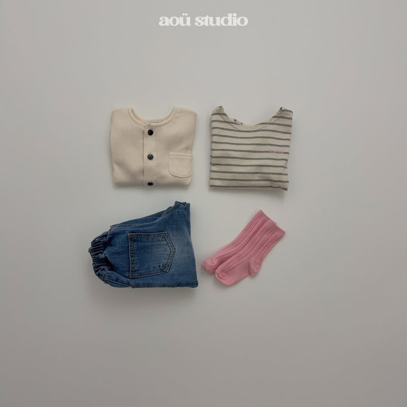 Aou Studio - Korean Baby Fashion - #smilingbaby - Core Denim Pants - 12