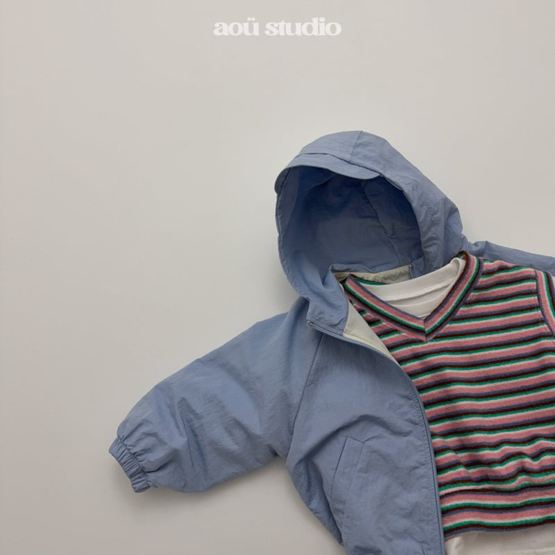 Aou Studio - Korean Baby Fashion - #smilingbaby - Hooded Cape Jumper - 11