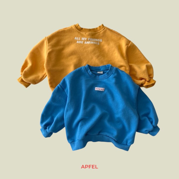 Apfel - Korean Children Fashion - #Kfashion4kids - Friend Sweatshirt