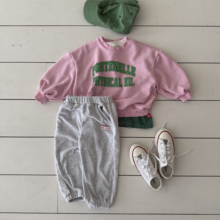 Apfel - Korean Children Fashion - #designkidswear - Nero Terry Jogger Pants - 8