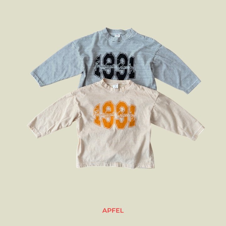Apfel - Korean Children Fashion - #kidzfashiontrend - Number Tee