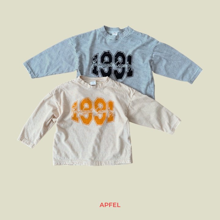 Apfel - Korean Children Fashion - #littlefashionista - Number Tee - 4