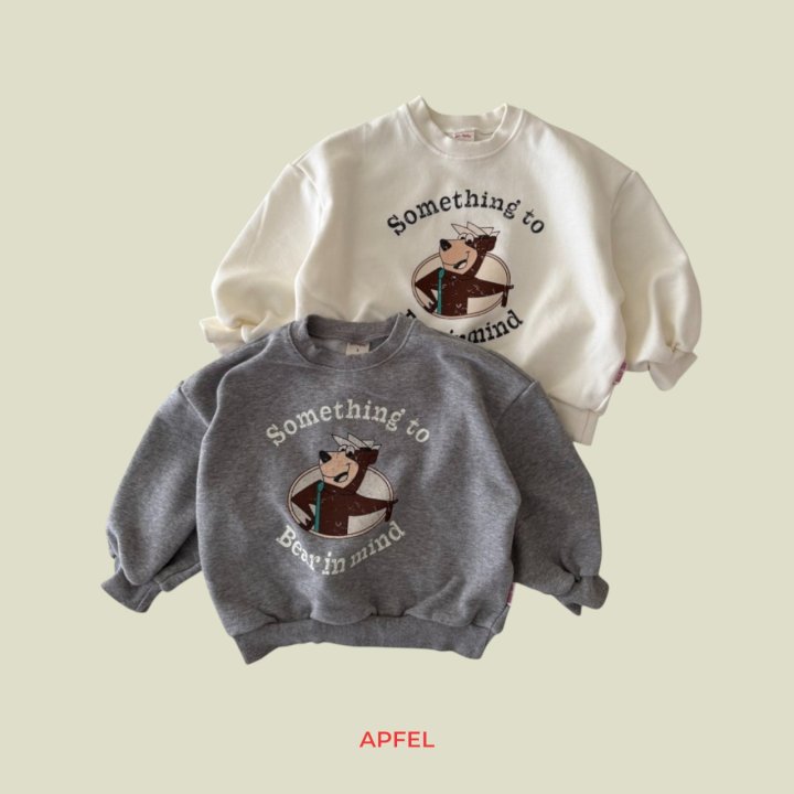 Apfel - Korean Children Fashion - #minifashionista - Teddy Sweatshirt
