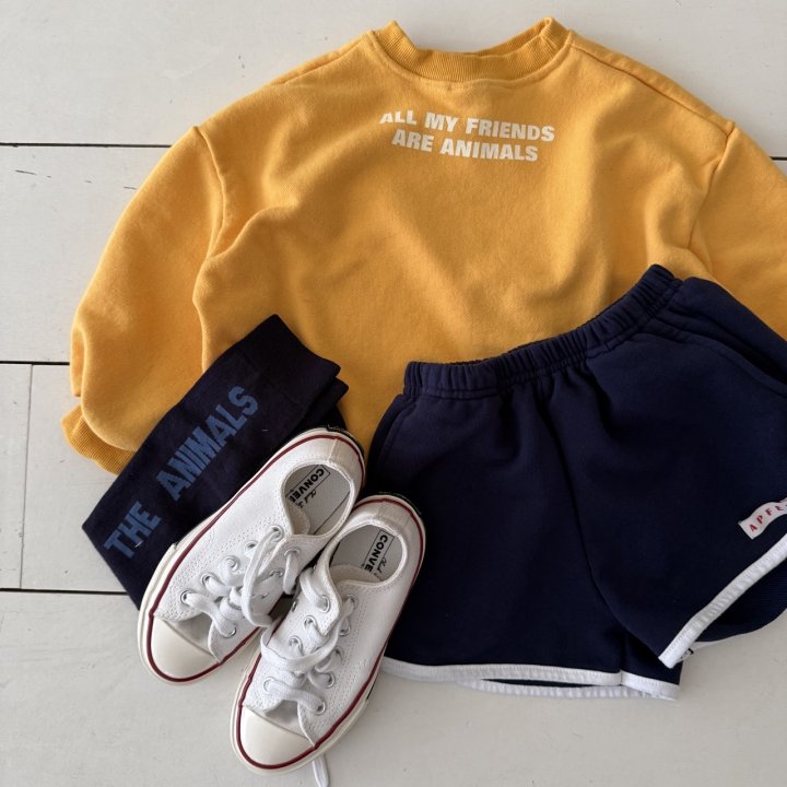 Apfel - Korean Children Fashion - #prettylittlegirls - Friend Sweatshirt - 5