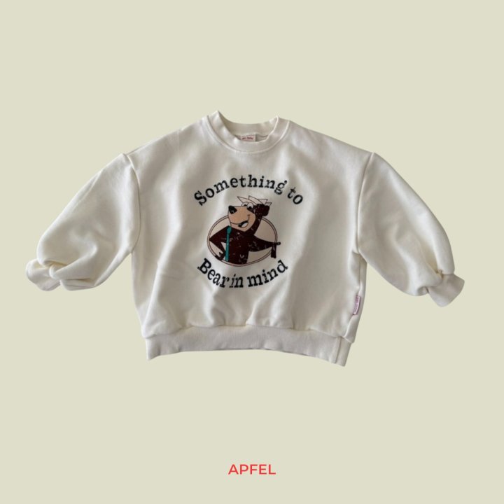 Apfel - Korean Children Fashion - #todddlerfashion - Teddy Sweatshirt - 3