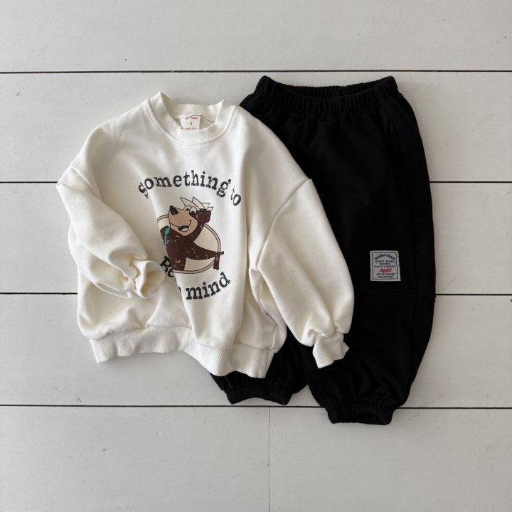 Apfel - Korean Children Fashion - #todddlerfashion - Teddy Sweatshirt - 4