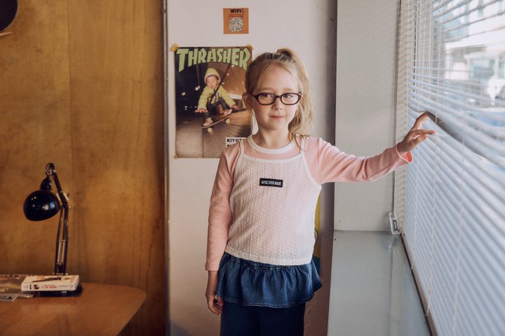 Apple Smile - Korean Children Fashion - #childofig - Dot Tee - 8