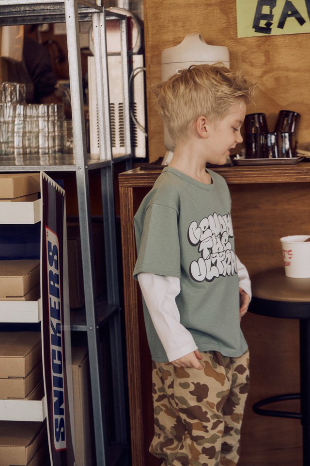 Apple Smile - Korean Children Fashion - #childofig - Beyond Double Sleeve Tee - 7