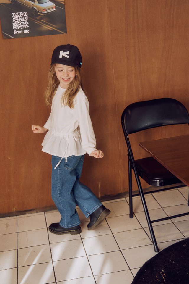 Apple Smile - Korean Children Fashion - #designkidswear - Denim Pants - 6