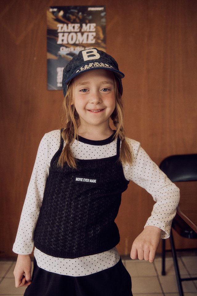 Apple Smile - Korean Children Fashion - #designkidswear - Dot Tee - 11