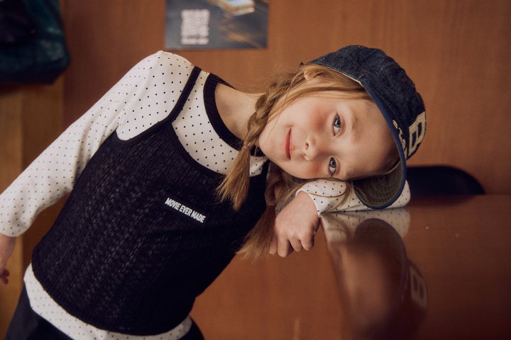 Apple Smile - Korean Children Fashion - #discoveringself - Dot Tee - 12