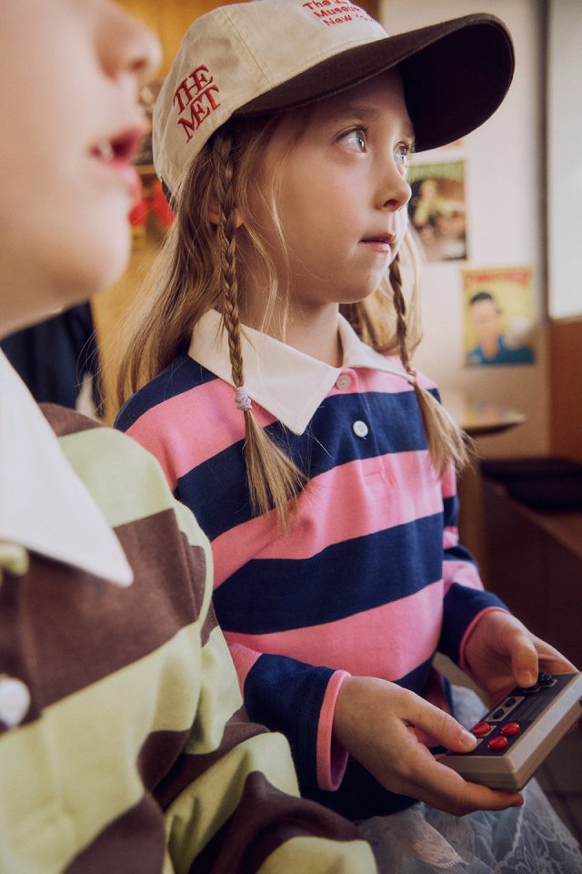 Apple Smile - Korean Children Fashion - #discoveringself - Mink Collar Tee - 10