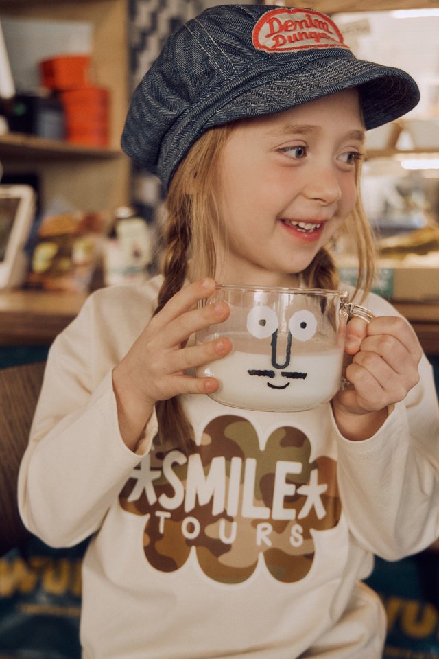 Apple Smile - Korean Children Fashion - #fashionkids - Camo Print Tee