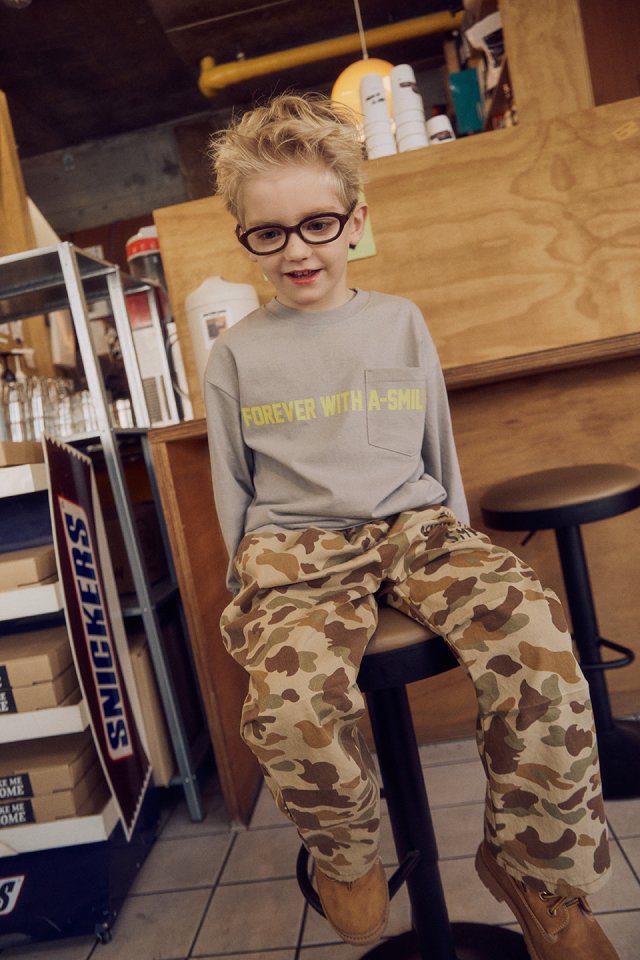 Apple Smile - Korean Children Fashion - #kidzfashiontrend - Camo Print Pants - 2