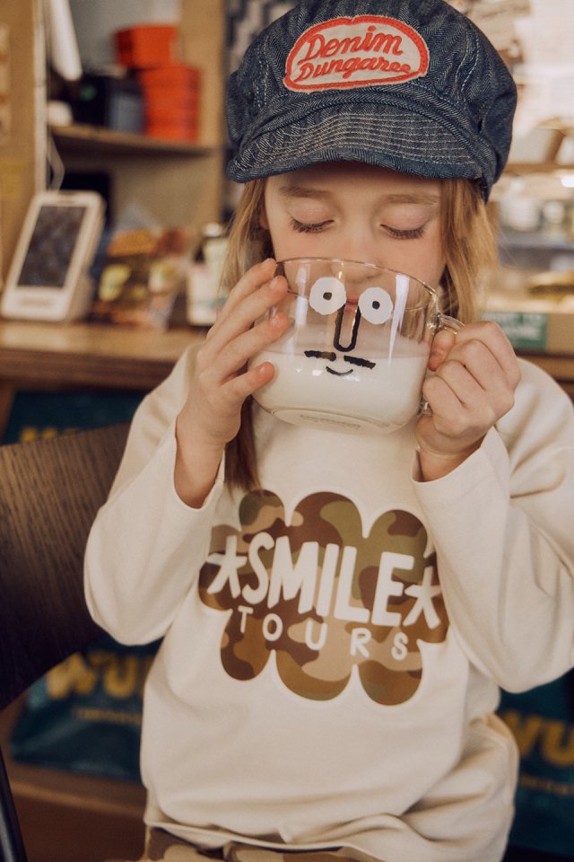 Apple Smile - Korean Children Fashion - #kidsstore - Camo Print Tee - 4