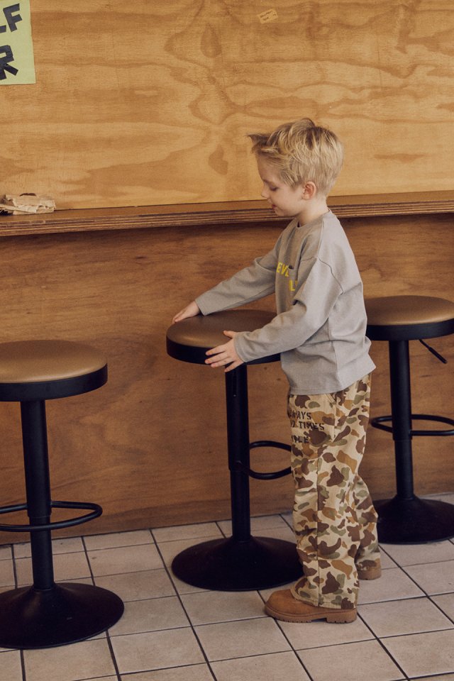 Apple Smile - Korean Children Fashion - #Kfashion4kids - Camo Print Pants - 4