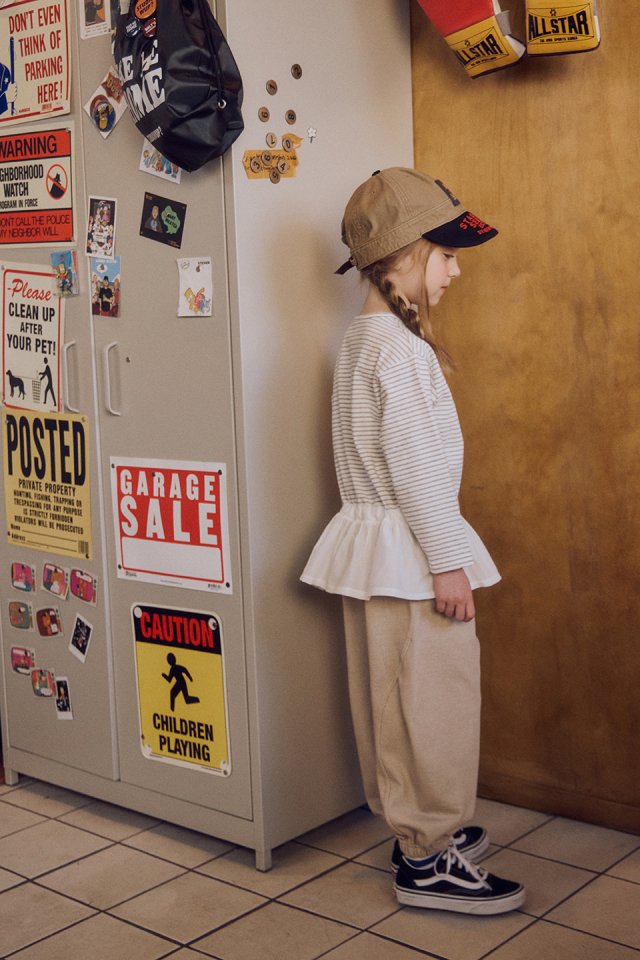 Apple Smile - Korean Children Fashion - #littlefashionista - Curved Pants - 11